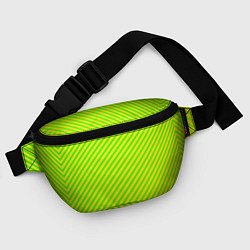 Поясная сумка Кислотный зеленый стиль, цвет: 3D-принт — фото 2