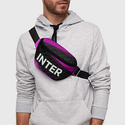 Поясная сумка Inter pro football: надпись и символ, цвет: 3D-принт — фото 2