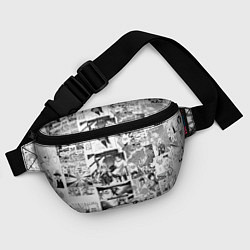 Поясная сумка Manga style - страницы, цвет: 3D-принт — фото 2