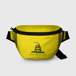 Поясная сумка Dont tread on me или Гадзденская змея, цвет: 3D-принт