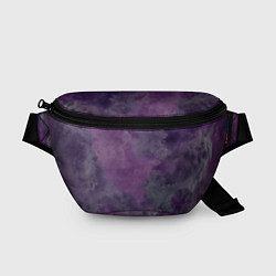 Поясная сумка Фиолетовые туманности, цвет: 3D-принт
