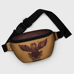 Поясная сумка Летящая сова и осенний лес, цвет: 3D-принт — фото 2