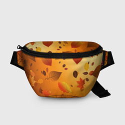 Поясная сумка Осенний тёплый ветер, цвет: 3D-принт