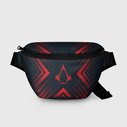 Поясная сумка Красный символ Assassins Creed на темном фоне со с, цвет: 3D-принт