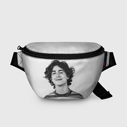 Поясная сумка Timothee Chalamet black white photo, цвет: 3D-принт