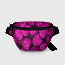 Поясная сумка Ягоды малины, цвет: 3D-принт