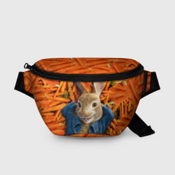 Поясная сумка Кролик Питер, цвет: 3D-принт