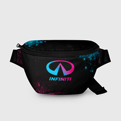 Поясная сумка Infiniti - neon gradient, цвет: 3D-принт