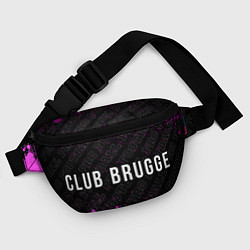 Поясная сумка Club Brugge pro football: надпись и символ, цвет: 3D-принт — фото 2