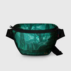 Поясная сумка Причал у болота, цвет: 3D-принт