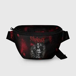 Поясная сумка Slipknot dark red, цвет: 3D-принт