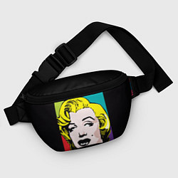 Поясная сумка Ретро портрет Мэрилин Монро, цвет: 3D-принт — фото 2