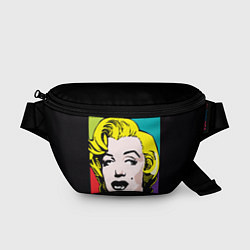 Поясная сумка Ретро портрет Мэрилин Монро, цвет: 3D-принт