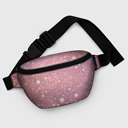 Поясная сумка Pink bubbles, цвет: 3D-принт — фото 2