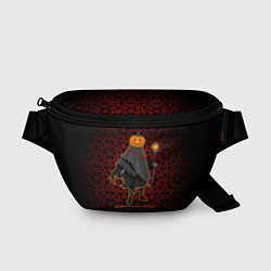 Поясная сумка Тыква вампир приглашает на хэллоуин, цвет: 3D-принт