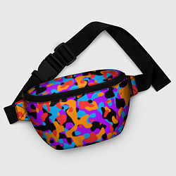 Поясная сумка Абстракция - благородные цвета, цвет: 3D-принт — фото 2
