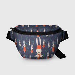 Поясная сумка Семья крольчат, цвет: 3D-принт