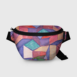 Поясная сумка Геометрия акварель, цвет: 3D-принт