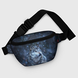Поясная сумка Лесной волк, цвет: 3D-принт — фото 2