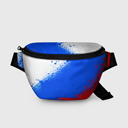 Поясная сумка Флаг России - триколор, цвет: 3D-принт