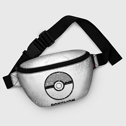 Поясная сумка Pokemon с потертостями на светлом фоне, цвет: 3D-принт — фото 2