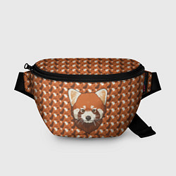 Поясная сумка Милая красная панда, цвет: 3D-принт