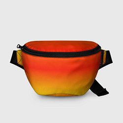Поясная сумка Переливы оранжевого, цвет: 3D-принт