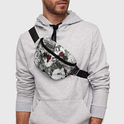 Поясная сумка Кровь и чернила, цвет: 3D-принт — фото 2