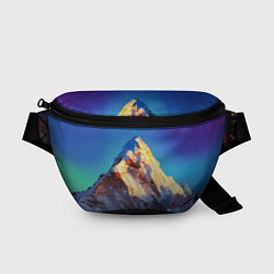 Поясная сумка Космический эверест, цвет: 3D-принт