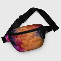 Поясная сумка Разноцветный дым сгустки, цвет: 3D-принт — фото 2