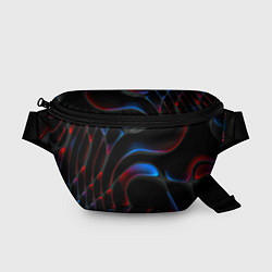 Поясная сумка Neon colors drops of liquid, цвет: 3D-принт