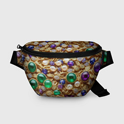 Поясная сумка Россыпь драгоценностей, цвет: 3D-принт
