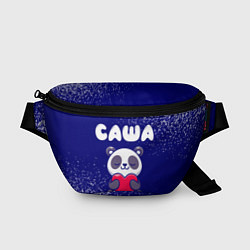 Поясная сумка Саша панда с сердечком