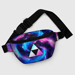 Поясная сумка Zelda неоновый космос, цвет: 3D-принт — фото 2