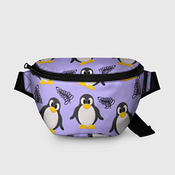 Поясная сумка Пингвин и веточка, цвет: 3D-принт