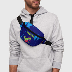 Поясная сумка Руслан рокозавр, цвет: 3D-принт — фото 2