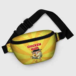 Поясная сумка Chicken Gun с пистолетами, цвет: 3D-принт — фото 2