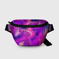 Поясная сумка Пурпурный стиль, цвет: 3D-принт