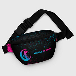 Поясная сумка Angels of Death - neon gradient: надпись и символ, цвет: 3D-принт — фото 2