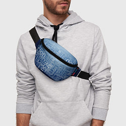 Поясная сумка Мир словесных пазлов, цвет: 3D-принт — фото 2