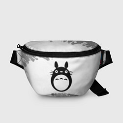 Поясная сумка Totoro glitch на светлом фоне, цвет: 3D-принт