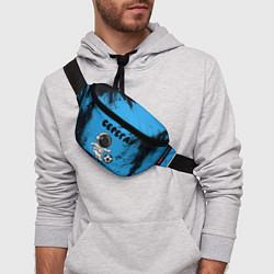 Поясная сумка Серега космонавт футболист, цвет: 3D-принт — фото 2