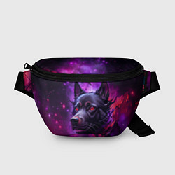 Поясная сумка Собака космос, цвет: 3D-принт