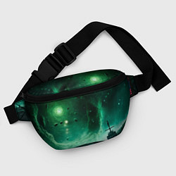 Поясная сумка Космическая буря, цвет: 3D-принт — фото 2
