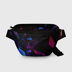 Поясная сумка Midjourney - Цветные осколки реальности, цвет: 3D-принт