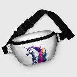 Поясная сумка Единорог в красках, цвет: 3D-принт — фото 2