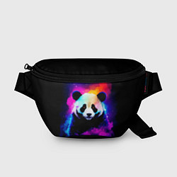 Поясная сумка Панда и краски, цвет: 3D-принт