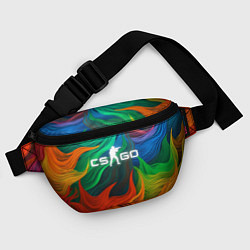 Поясная сумка Cs Go Logo Color, цвет: 3D-принт — фото 2