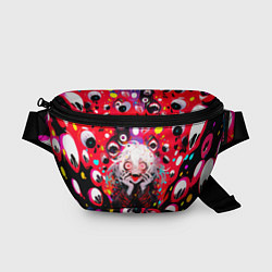 Поясная сумка Сумасшедшая аниме девочка от нейросети, цвет: 3D-принт