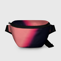 Поясная сумка Градиент темно-розовый, цвет: 3D-принт